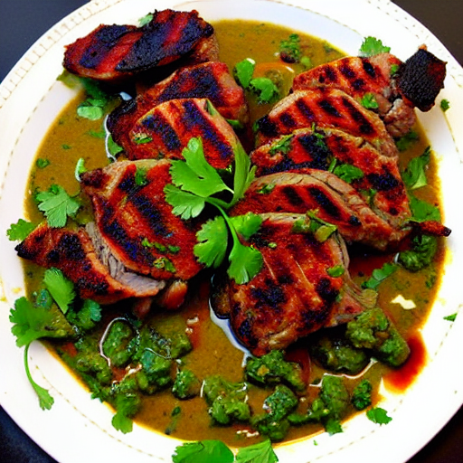 Cilantro Garlic Lamb