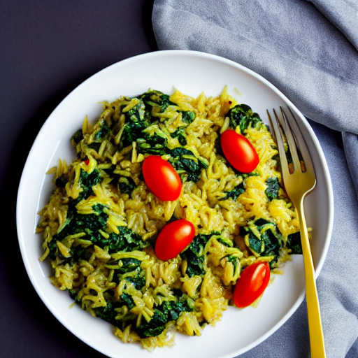 Riso con Spinaci