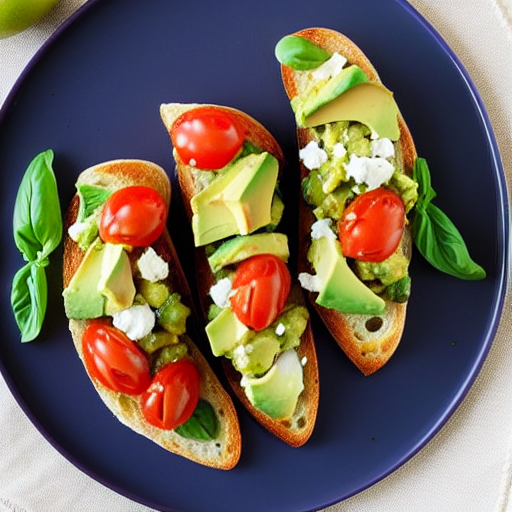 Bruschetta with Avocado