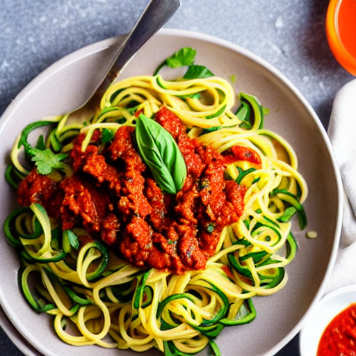 Keto Harissa Pasta