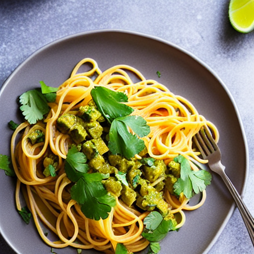 Pasta con Cilantro