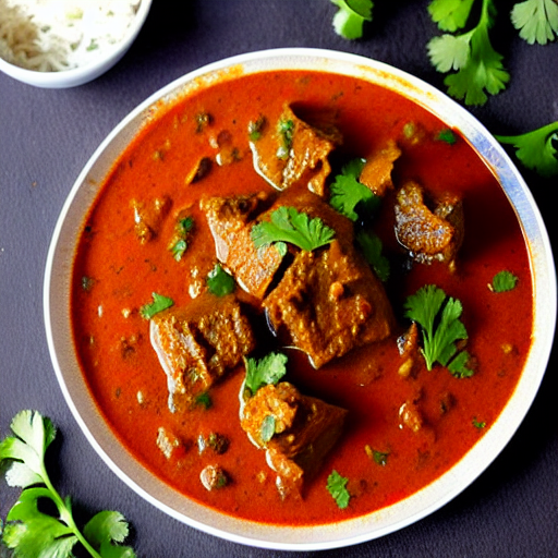 Keto Lamb Rogan Josh