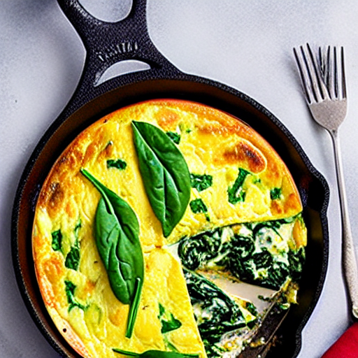 Egg and Spinach Omelette