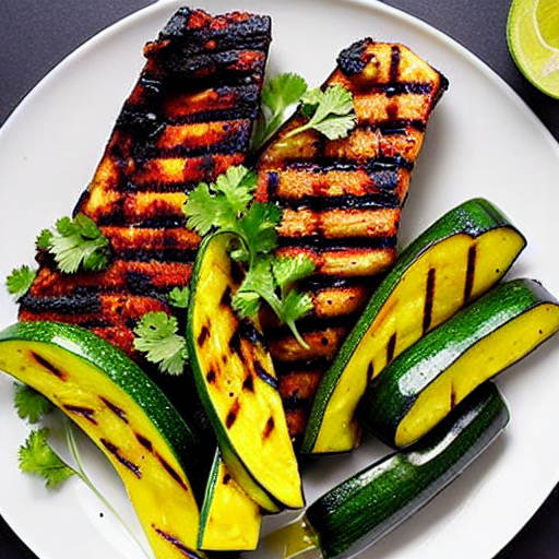Spicy Grilled Zucchini