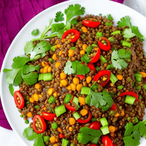 Spicy Lentil Salad