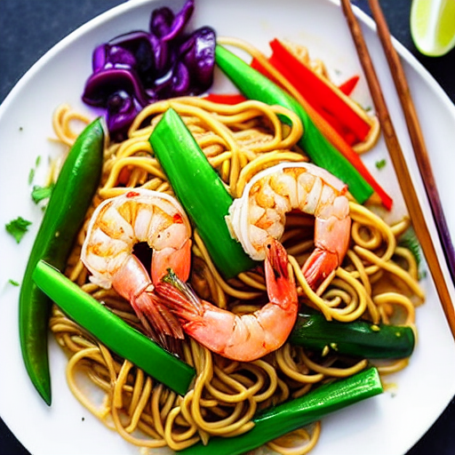 Keto Shrimp Lo Mein