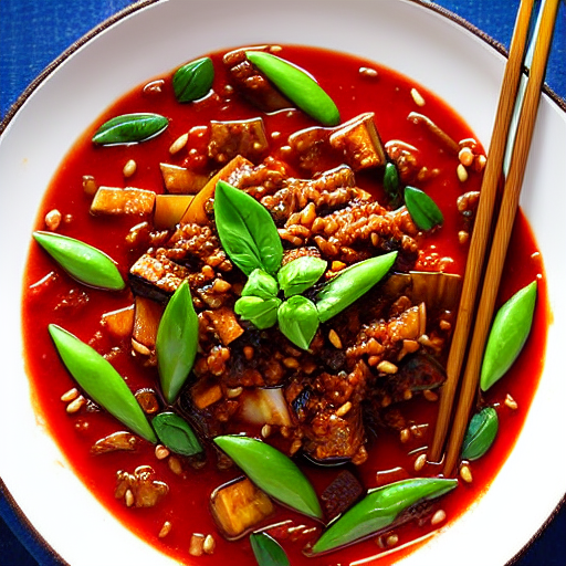 Vegetarian Mapo Eggplant