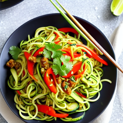 Zucchini Noodle Stir-fry