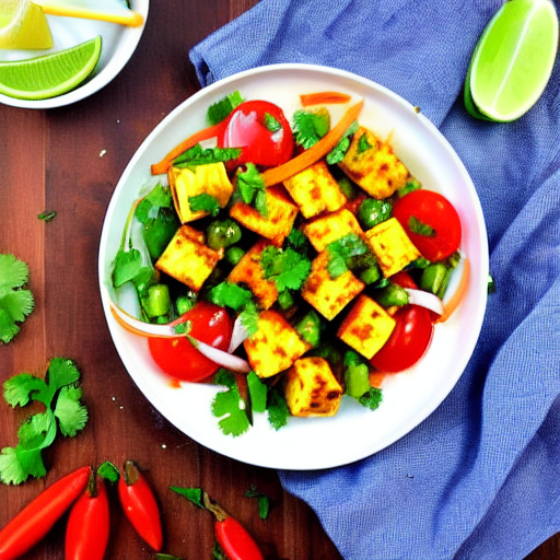 Kadai Paneer Salad
