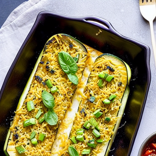 Baked Zucchini with Cheese