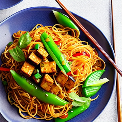 Stir-Fried Noodles with Tofu