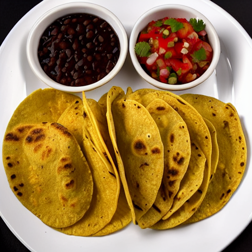 Chalupas de Frijol