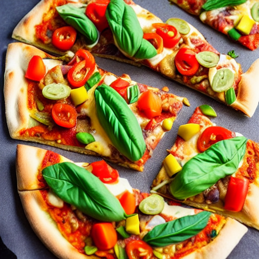 Vegetable Satay Pizza