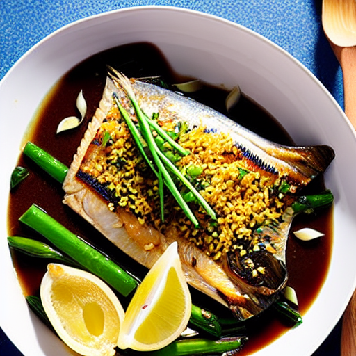 Baked Mackerel with Garlic