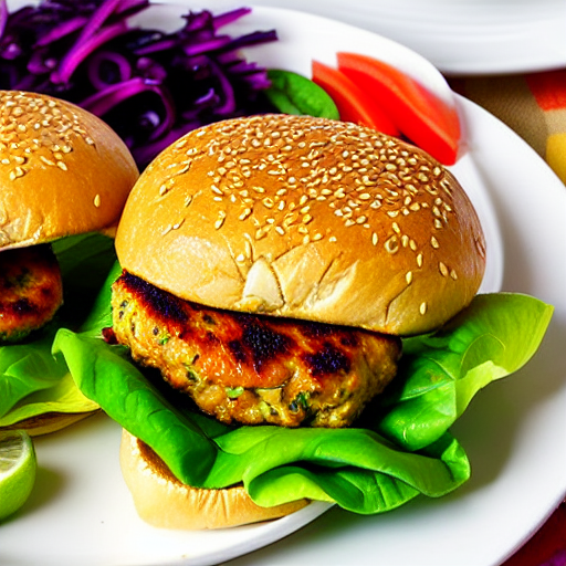 Lebanese Chicken Burger