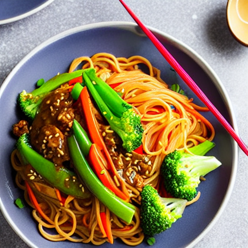 Shirataki Noodle Stir-fry