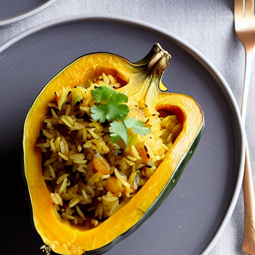 Acorn Squash Rice