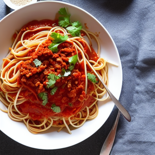 Kohlrabi Noodle Marinara