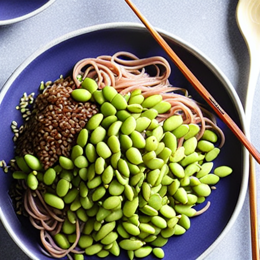 Soba with Edamame