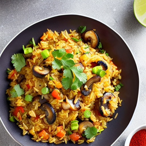 Arroz con Champiñones
