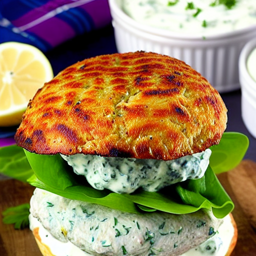 Tzatziki Turkey Burger