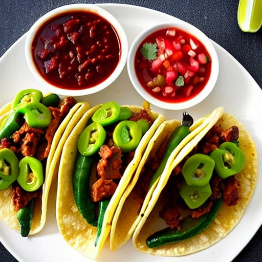 Tacos de Nopales Asados