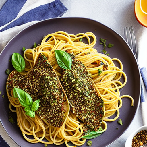 Pasta Bil Kousa w Zaatar