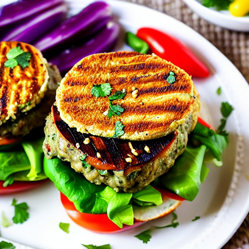 Eggplant Burger