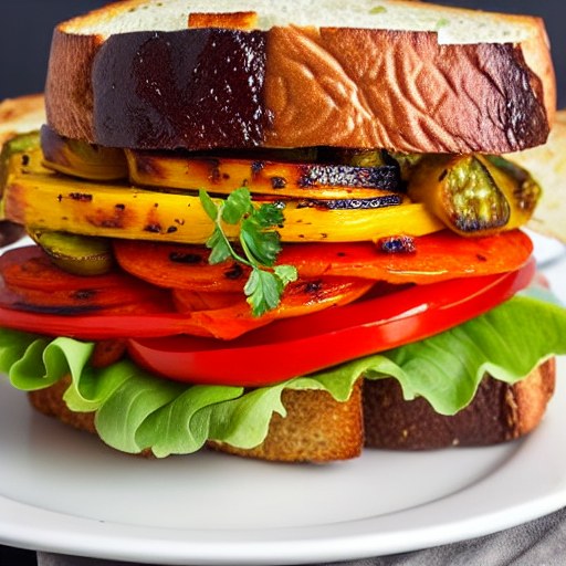 Roasted Vegetable Sandwich