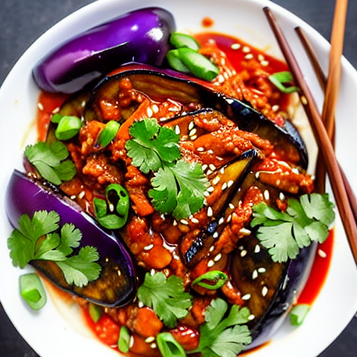 Korean-style Spicy Eggplant