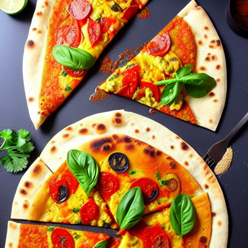 Keto Masala Dosa Pizza