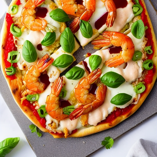 Coconut Shrimp Pizza