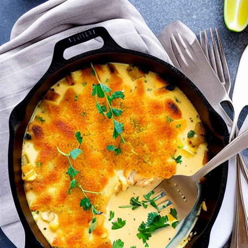 Keto Chicken and Garlic Casserole