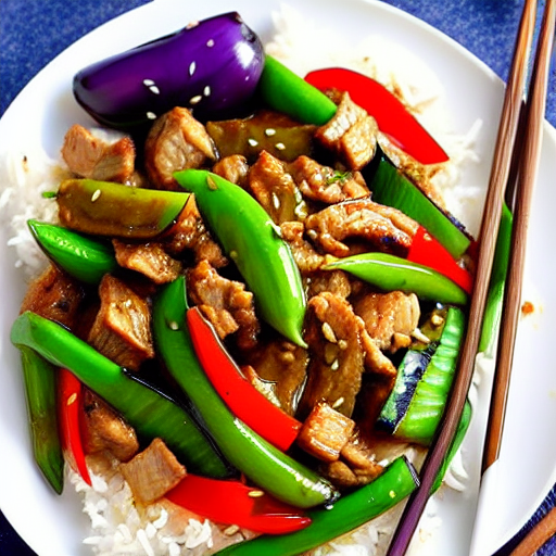Pork and Eggplant Stir-Fry