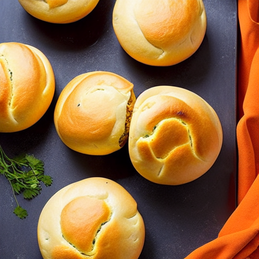 Savory Pumpkin Buns