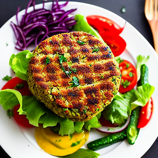 Zaatar Chickpea Burger