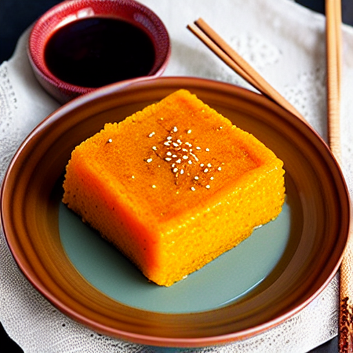 Pumpkin Rice Cake