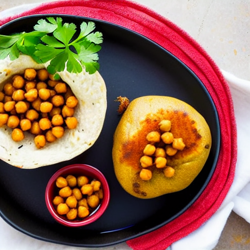 Kumpir with Chickpeas