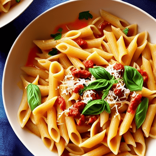 Pasta a la Crema de Chile