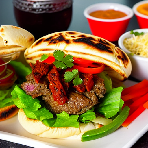 Beef Shawarma Burger