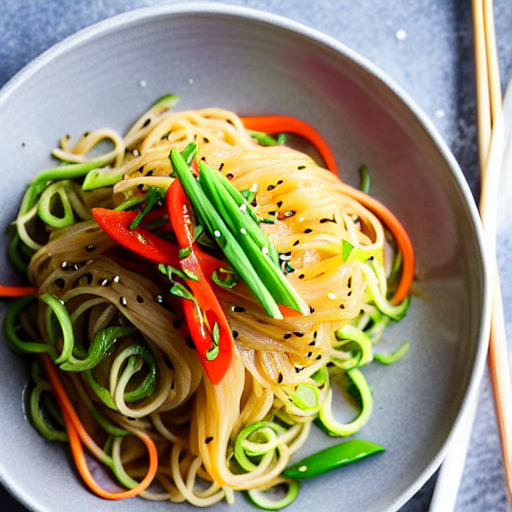 Keto Chilled Noodles