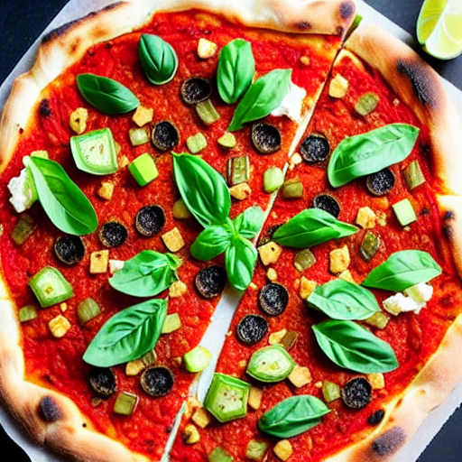 Vegan Choriatiki Pizza