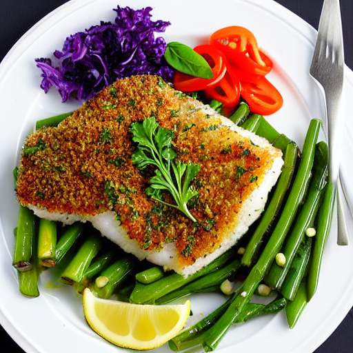 Herb-Crusted Cod
