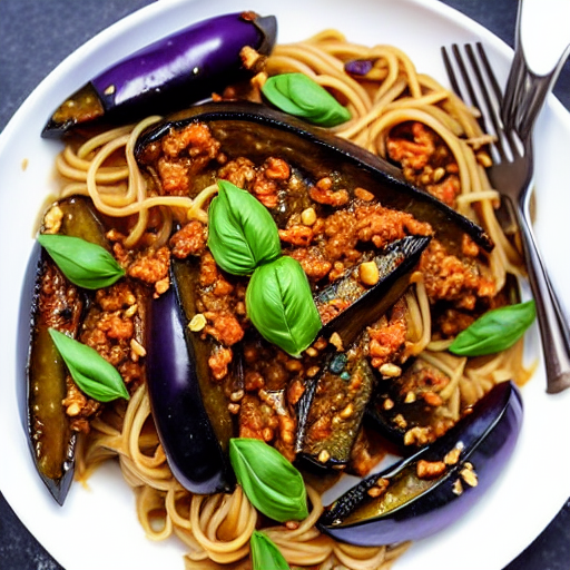Keto Spicy Garlic Eggplant