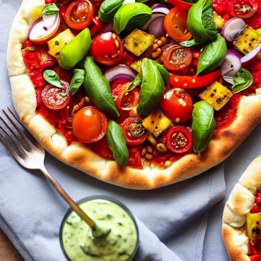 Vegan Panzanella Pizza
