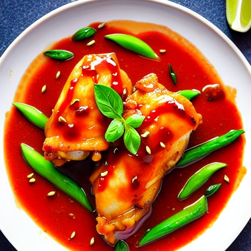 Baked Sweet and Sour Chicken