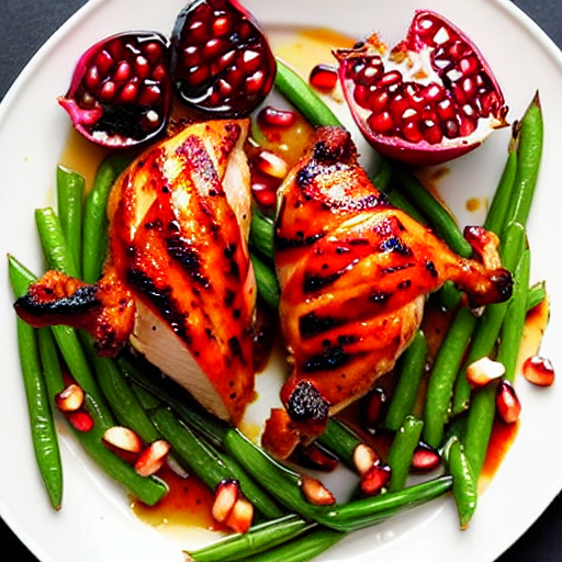 Pomegranate Glazed Chicken