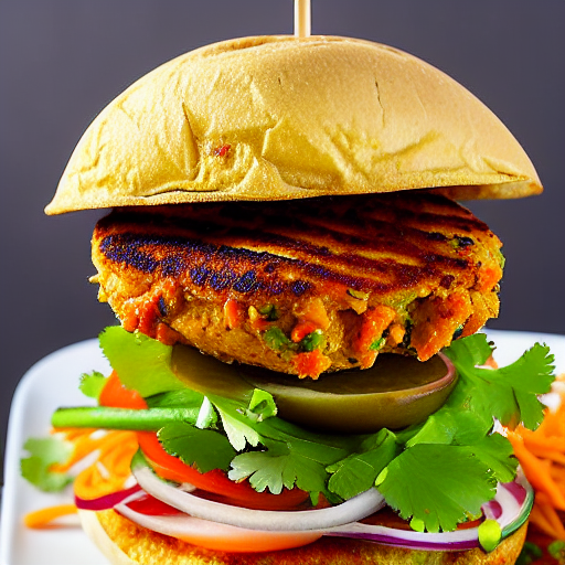 Masala Fish Burger