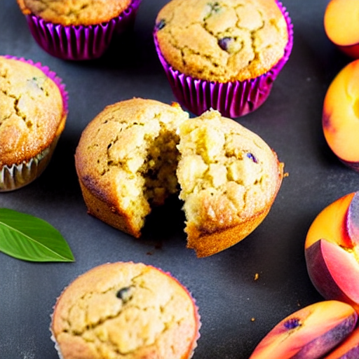 Peach Coconut Muffins