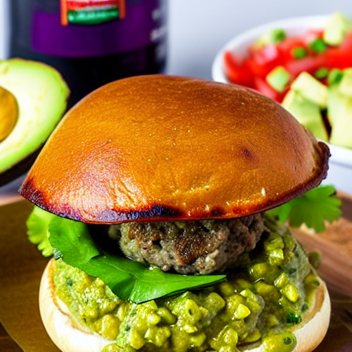 Salsa Verde Burger